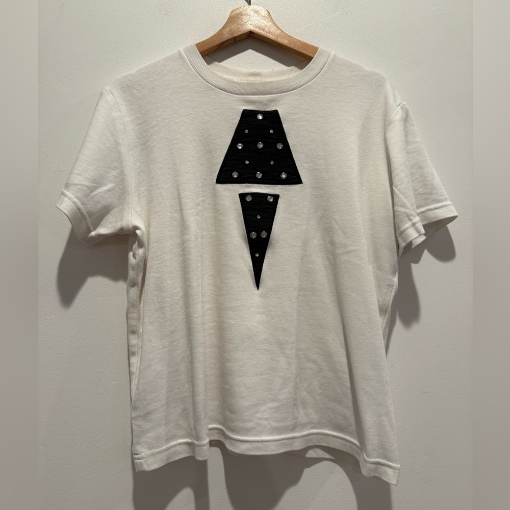 *FABULOUS* Vintage Saint Germain Graphic Studded Embellished T-shirt